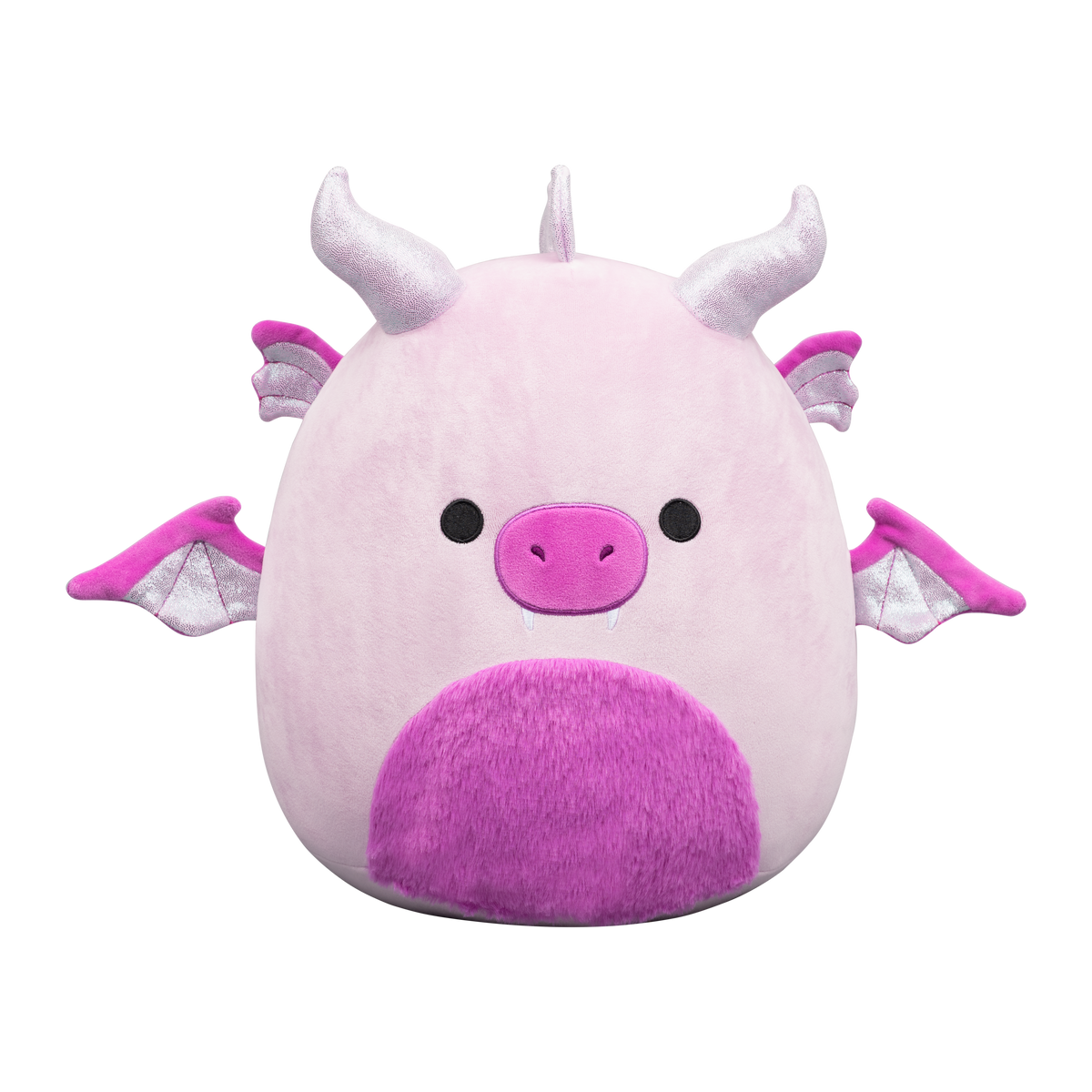 ADELHEID Pink Dragon Fuzzy Belly - 12" "Squishmallow Day" Plush