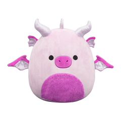 ADELHEID Pink Dragon Fuzzy Belly - 12" "Squishmallow Day" Plush