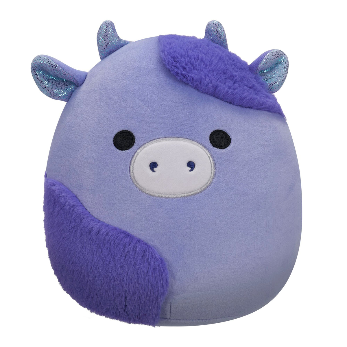 WISTERIA Purple Fuzzy Cow - 8" "Squishmallow Day" Plush