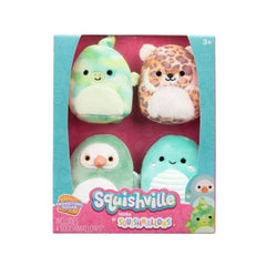 Prehistoric Squad- Squishville Mini Squishmallow 4 Pack