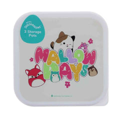 Squishmallows - Storage Pots - Set of 3