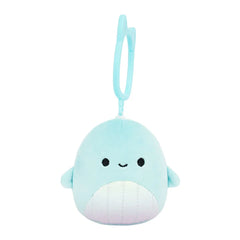 Shah - Teal Whale W/Rainbow Belly - 3.5" Squishmallow CLIP Squishmallow Plush