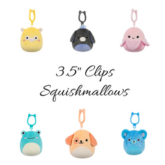 FULL Set of 6 Clips - 3.5" Clips SQUISHMALLOW