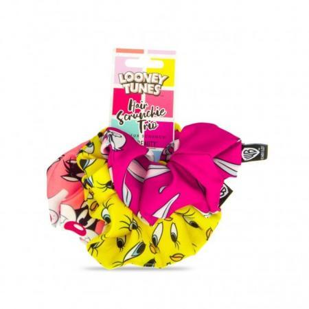 Warner Bros Looney Tunes 3Pk Hair Scrunchies