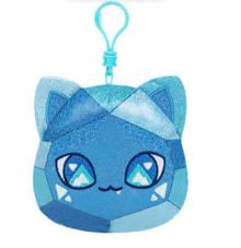 Sapphire (Opened) APHMAU Mystery MeeMeow Catface Plush Clip-Ons