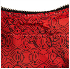 Loungefly Marvel Comics - Avengers Floral Tattoo Shoulder Bag