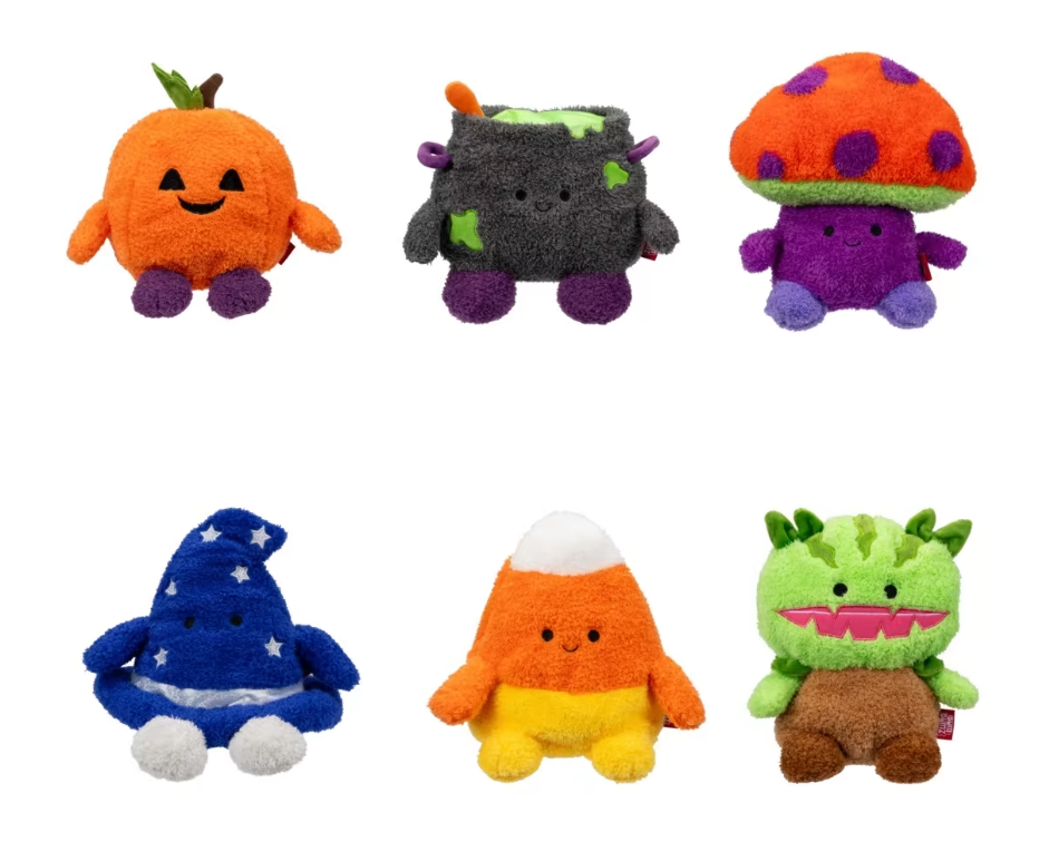 FULL Set of 6  - 4.5" Spooky Bumz - BumBumz Plush