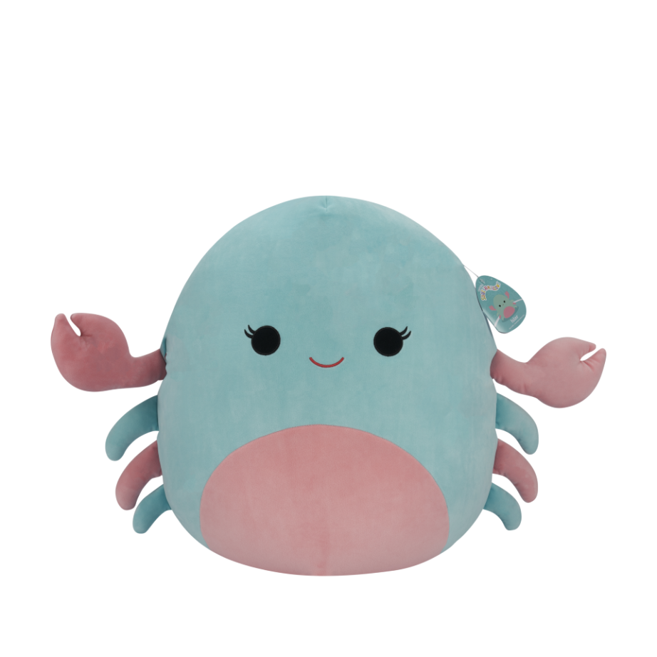 ISLER - Pink & Mint Crab- 14" Squishmallow