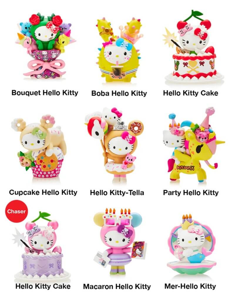 TOKIDOKI Hello kitty 50th Birthday