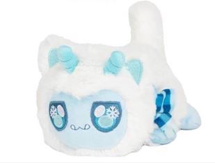 Yeti Cat (Opened) - Aphmau Mystery Meemeow 6" Christmas Plush