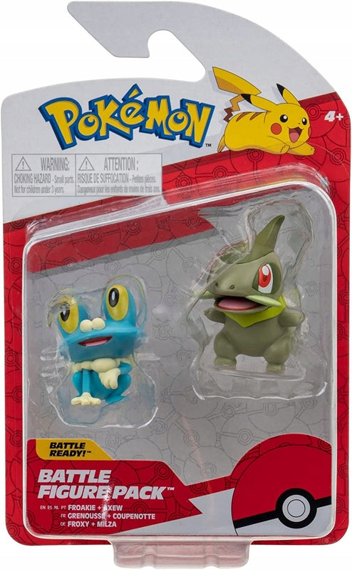 Froakie + Axew - Pokemon Battle Fig Pack