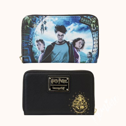 Loungefly X Harry Potter Hogwarts Fall Leaves Zip Around Wallet