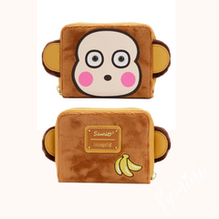 Loungefly Sanrio - Monkichi Costume  Zip Around Wallet