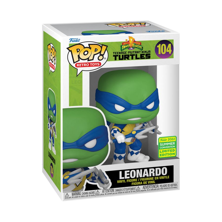 TMNT x MMPR - Leonardo SDCC 2022 Exclusive Pop