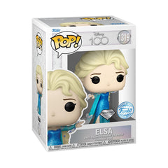 Disney 100th - Elsa Diamond Glitter US Exclusive Pop!