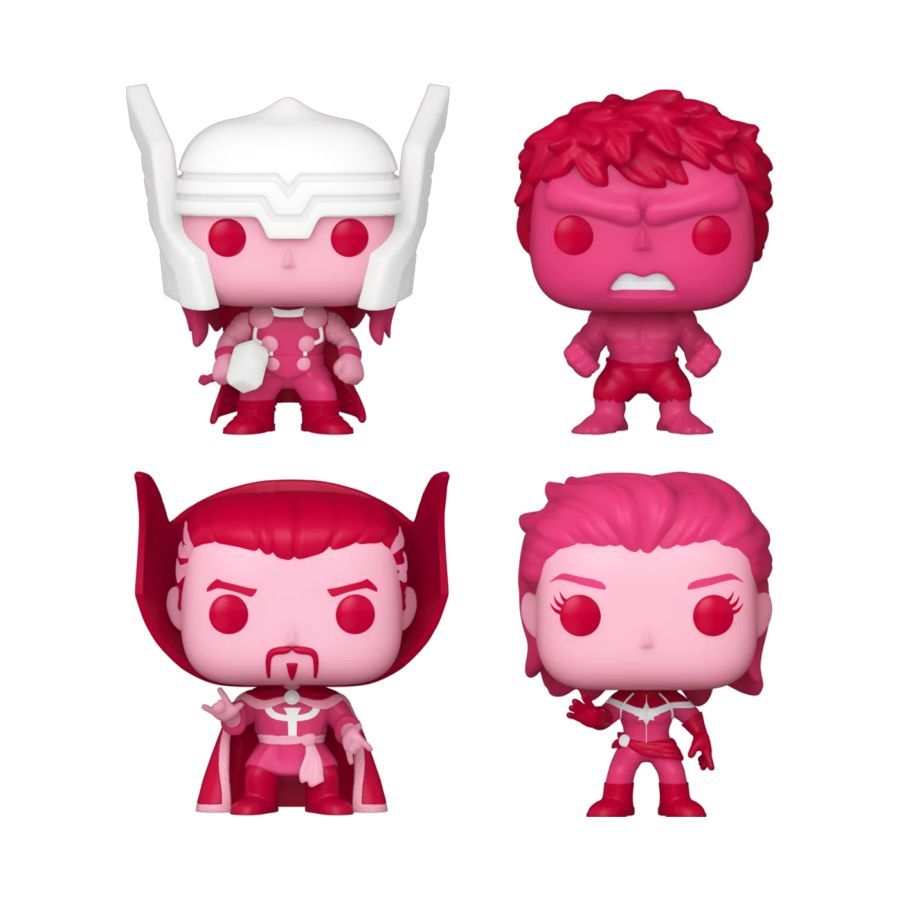 Marvel - Valentines Day US Exclusive Pocket Pop! 4-Pack