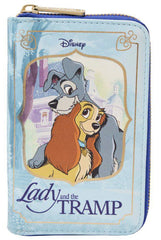 Loungefly Lady and the Tramp - Book Zip Purse