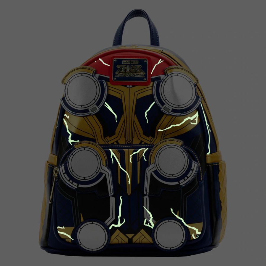 Loungefly Thor 4: Love and Thunder - Thor Costume Glow Mini Backpack