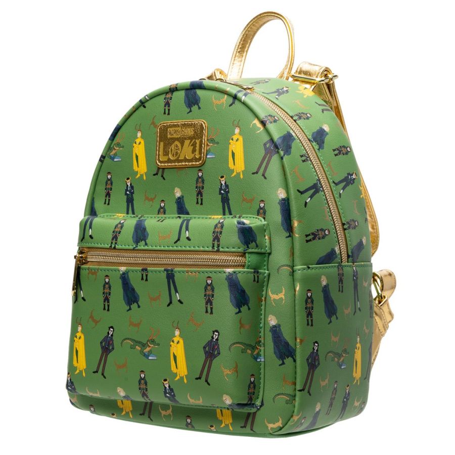 Loungefly Loki (TV) - Loki Print US Exclusive Mini Backpack