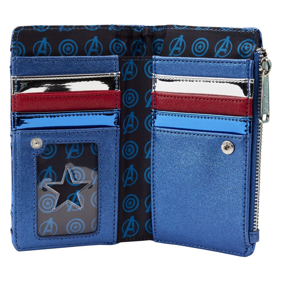 Loungefly Marvel Comics - Captain America Costume Flap Wallet