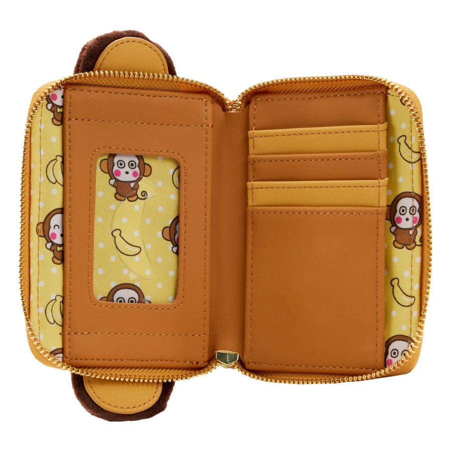 Loungefly Sanrio - Monkichi Costume  Zip Around Wallet