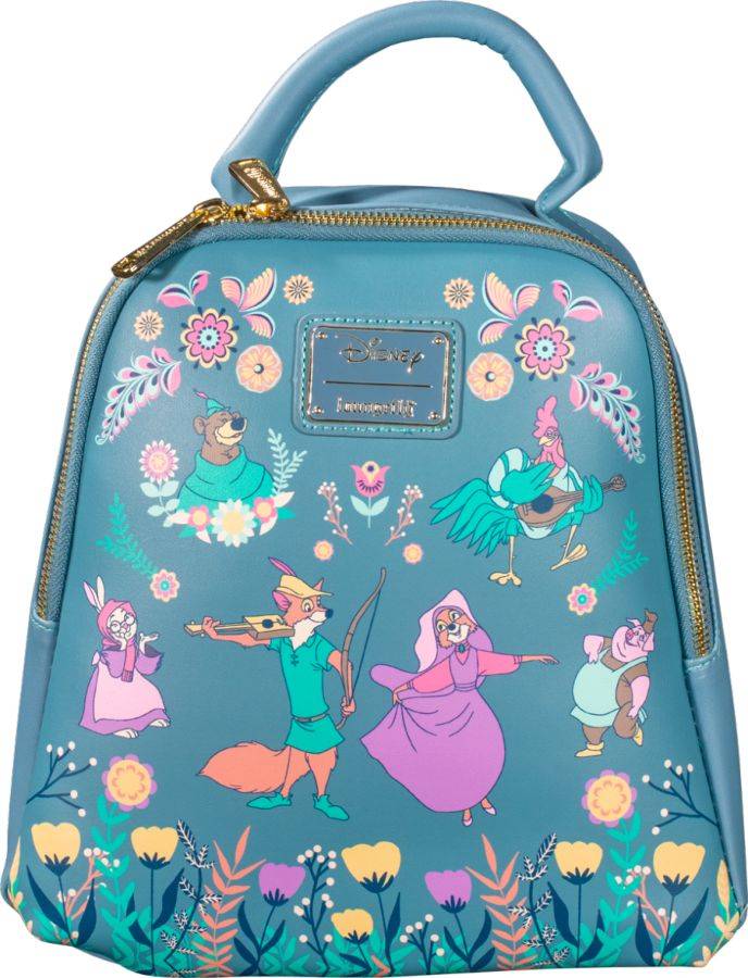 Loungefly Robin Hood (1973) - Floral US Exclusive Mini Backpack