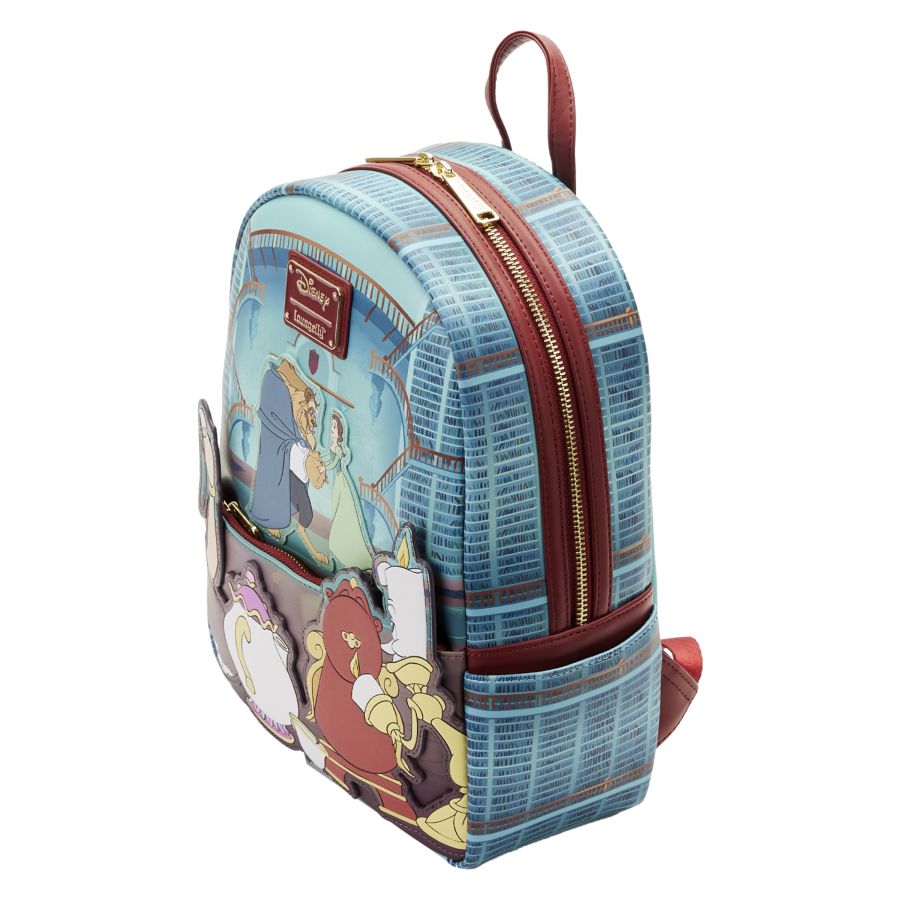 Beauty and the shop beast loungefly mini backpack