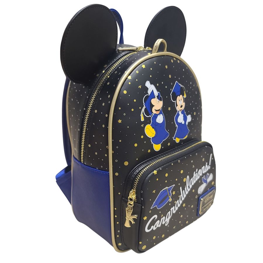 Loungefly Disney - Mickey & Minnie Graduation US Exclusive Mini Backpack