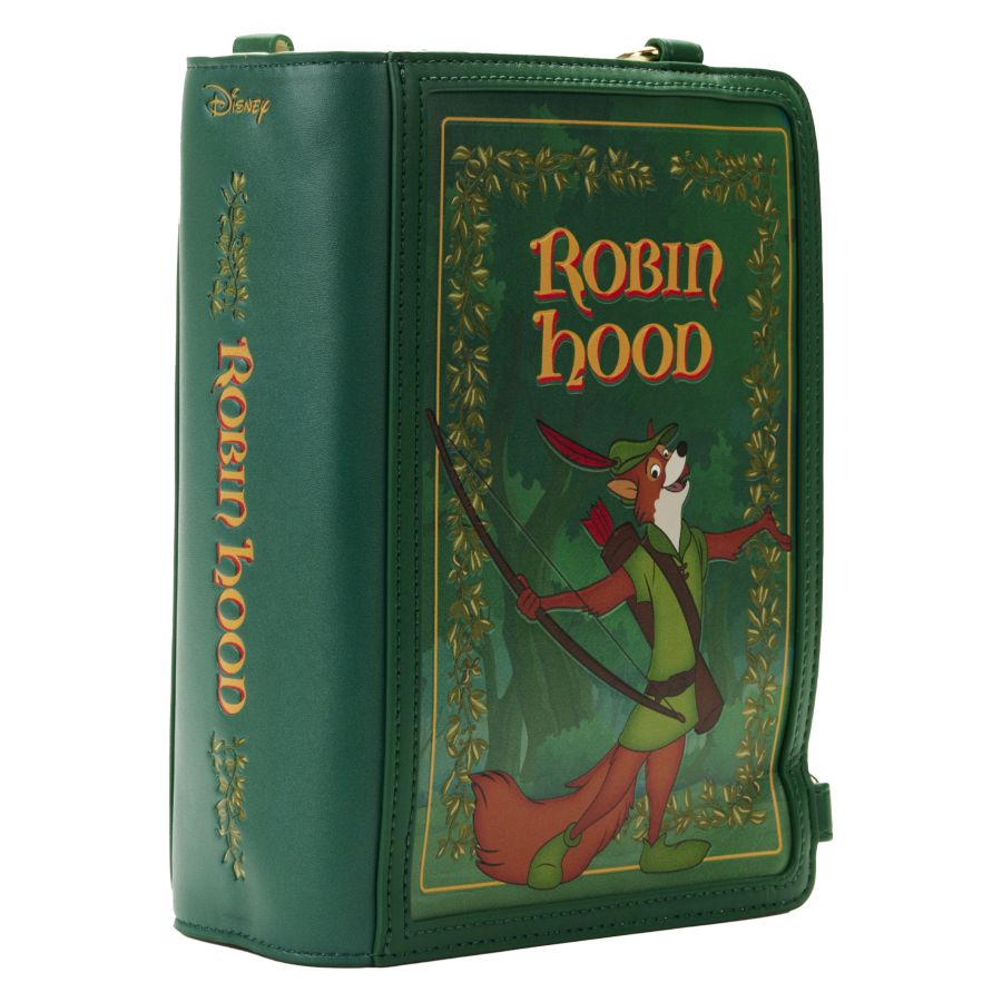 Loungefly Robin Hood (1973) - Classic Book Cover Convertible Crossbody