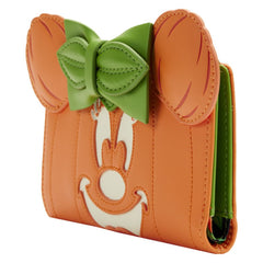 Loungefly Disney - Minnie Mouse Pumpkin Glow Face Flap Purse