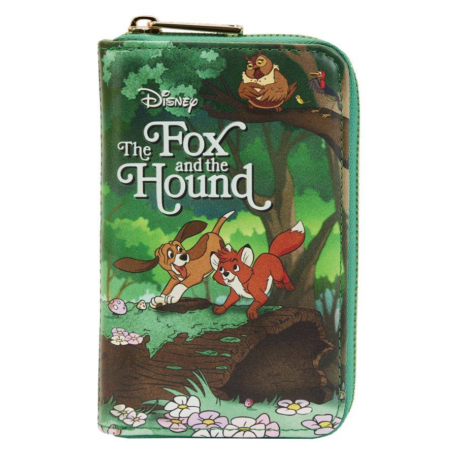 Loungefly The Fox & the Hound - Classic Book Zip Purse