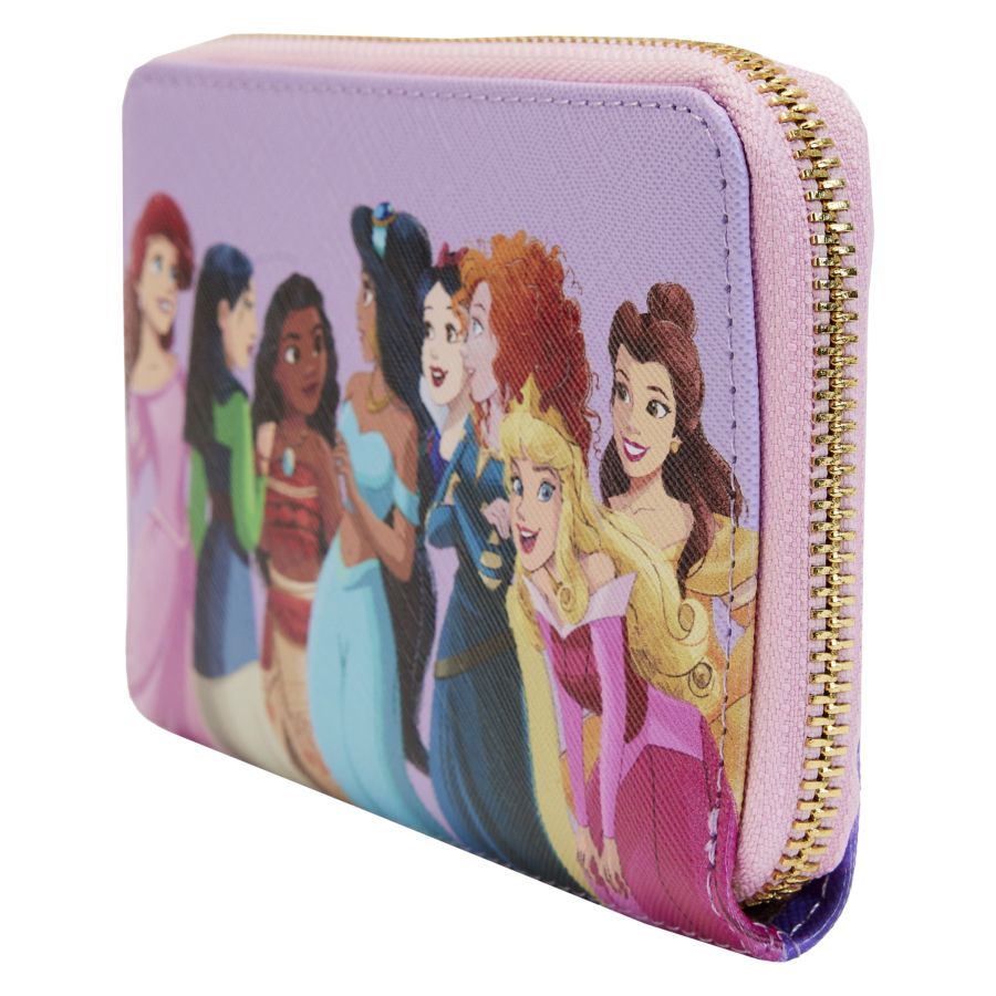 Sleeping Beauty Princess Scenes Zip Around Wallet