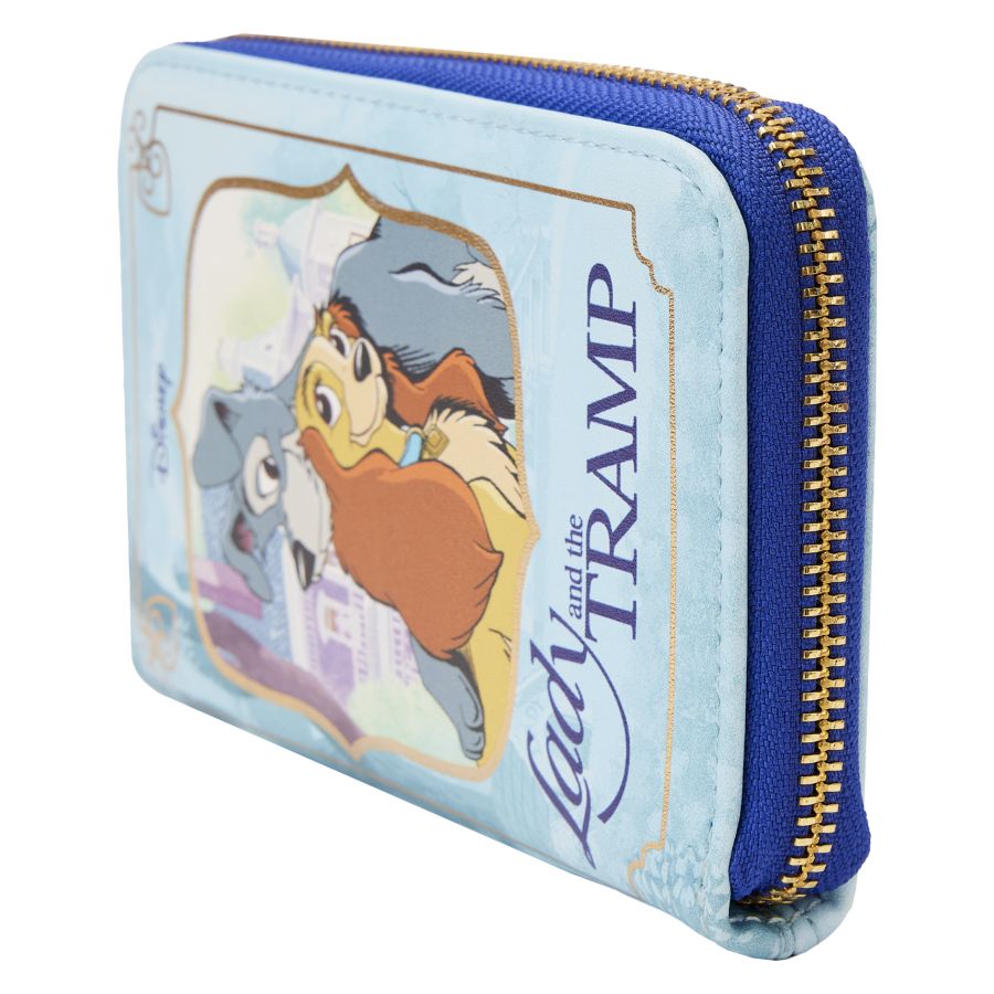 Loungefly Lady and the Tramp - Book Zip Purse