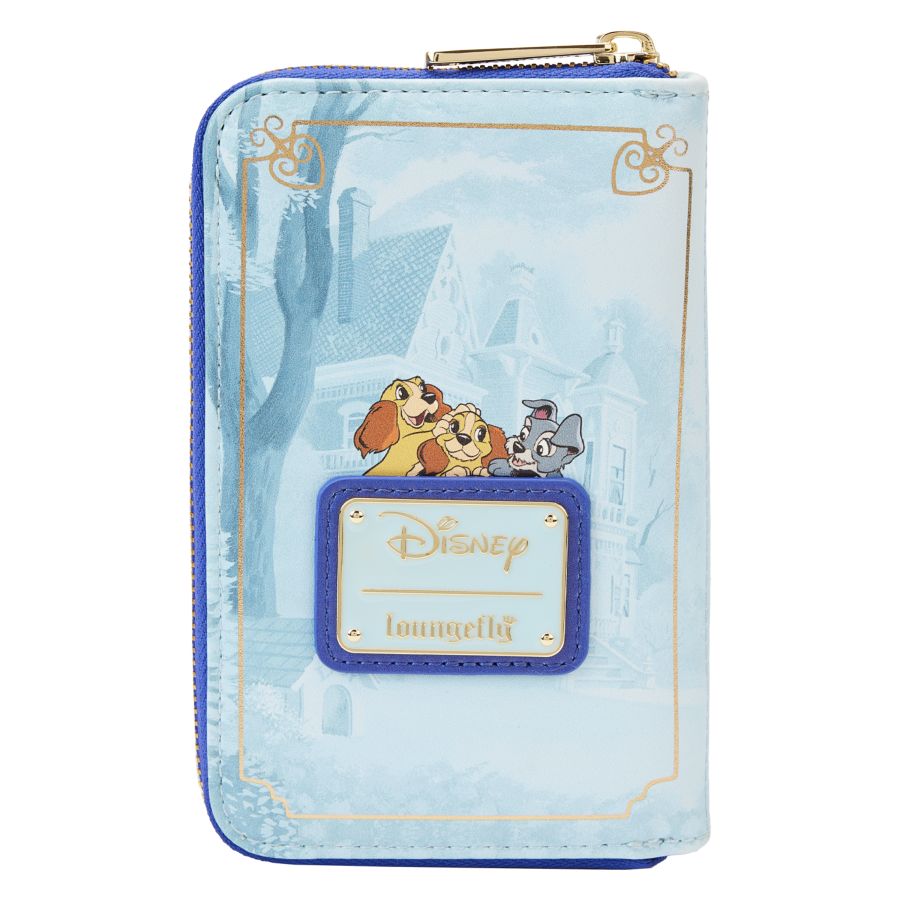 Loungefly Lady and the Tramp - Book Zip Purse