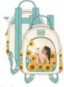 Loungefly Pocahontas- Sunflower US Exclusive Mini Backpack