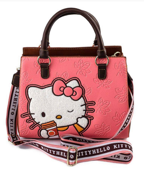 Sanrio Hello Kitty Pumpkin Spice Latte Cup Crossbody Purse